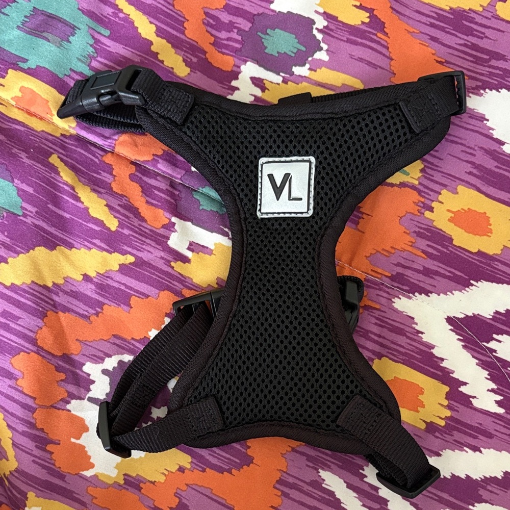 Black Vibrant Life Mesh Dog Harness